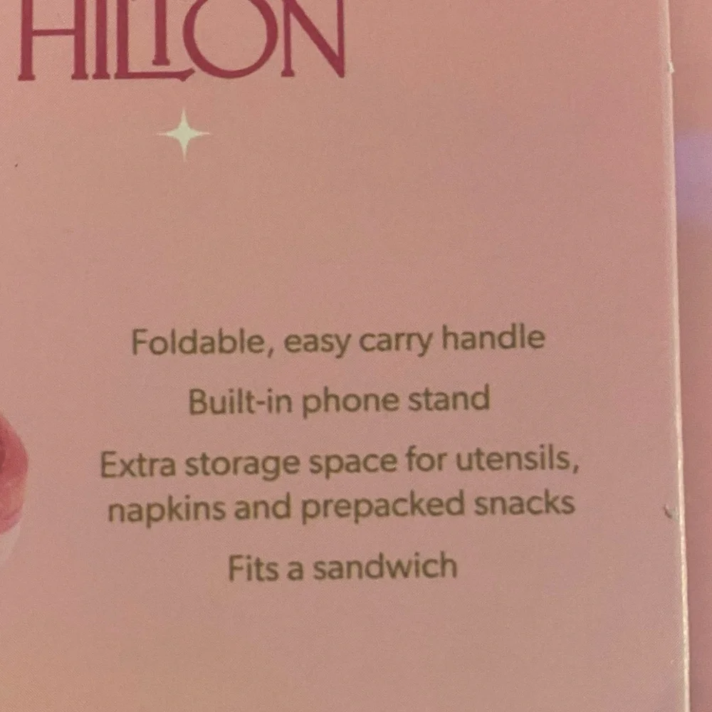 Paris Hilton Bento Lunch Box Pink Glitter - Picture 6 of 7